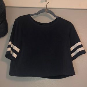 Forever 21 Navy Crop Top